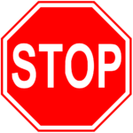 Stop sign